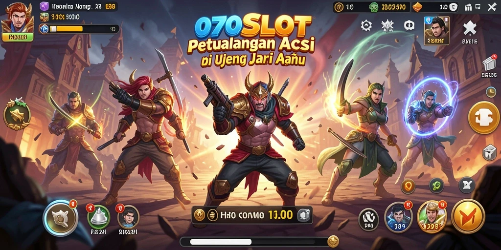 Tampilan gameplay 070SLOT yang penuh aksi dan menantang.
