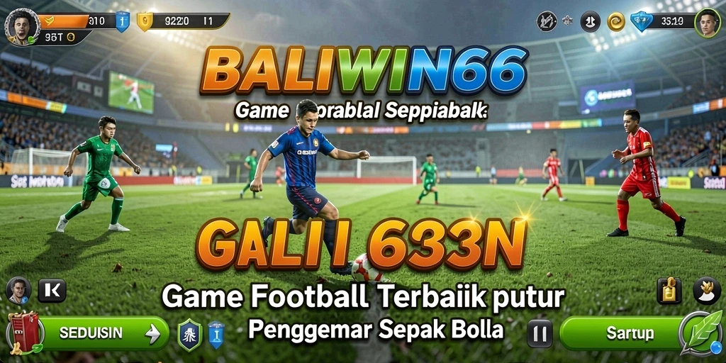 Screenshot gameplay BALIWIN66 menunjukkan aksi seru di lapangan.