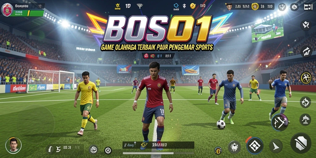 Tampilan menarik dari gameplay BOS01 yang penuh aksi olahraga.