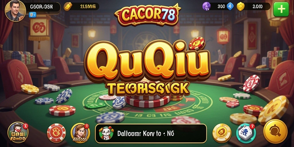 Tampilan seru gameplay QiuQiu CACOR78 saat kompetisi.