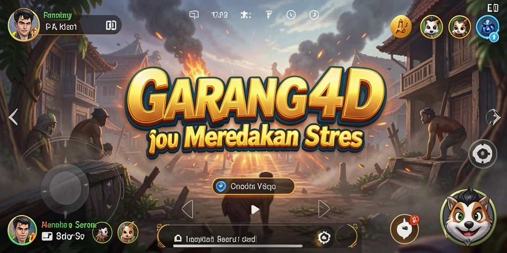 Tampilan menarik dari gameplay GARANG4D yang penuh warna.