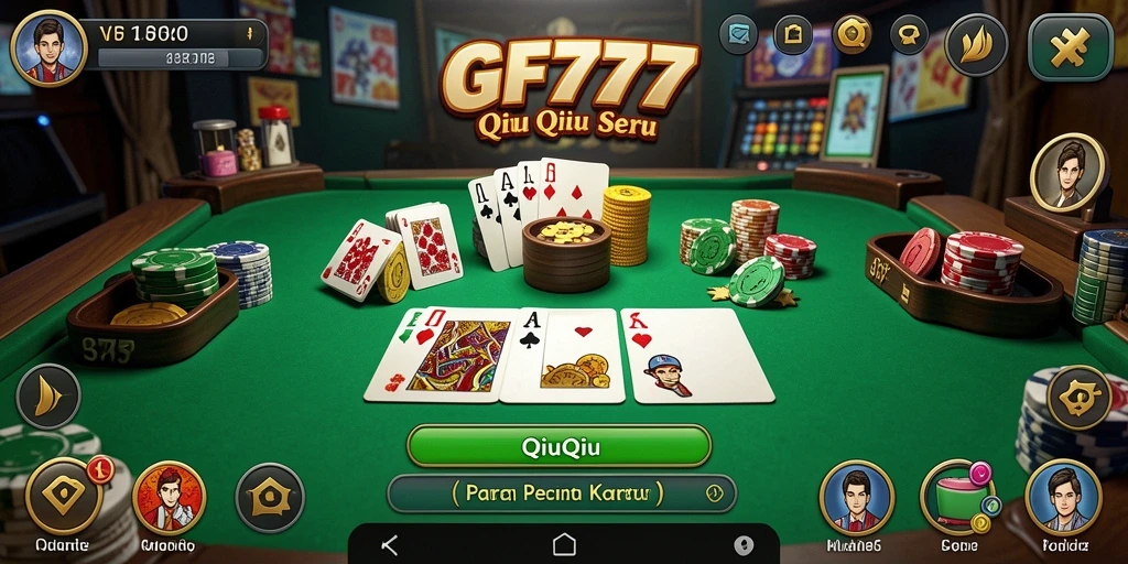 Tampilan gameplay seru dari GF777 yang penuh tantangan QiuQiu.
