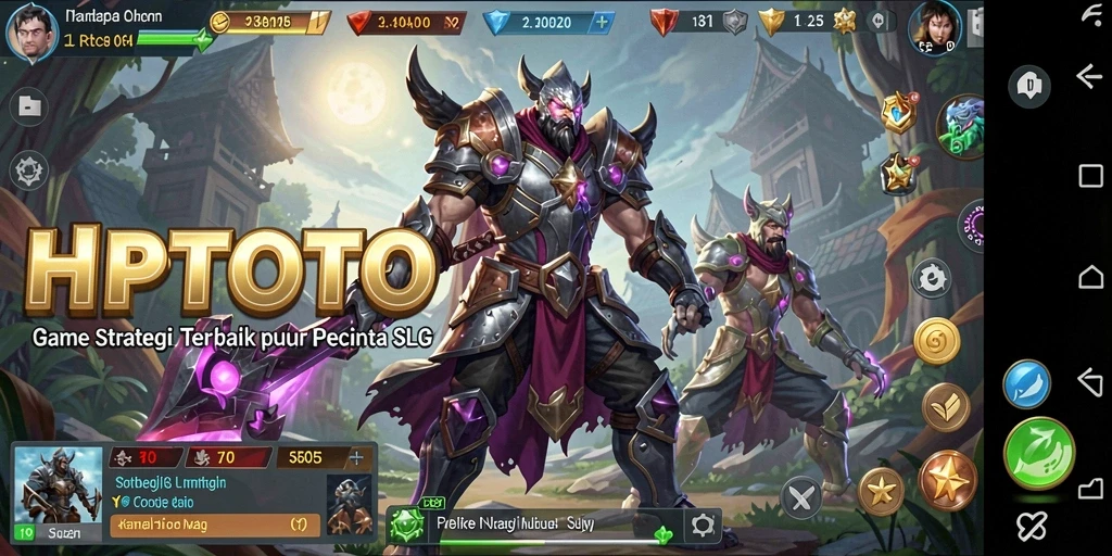 Tampilan gameplay HPTOTO yang menarik dan strategis.