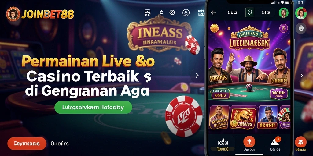 Gameplay menarik dari JOINBET88 yang menampilkan dealer langsung.