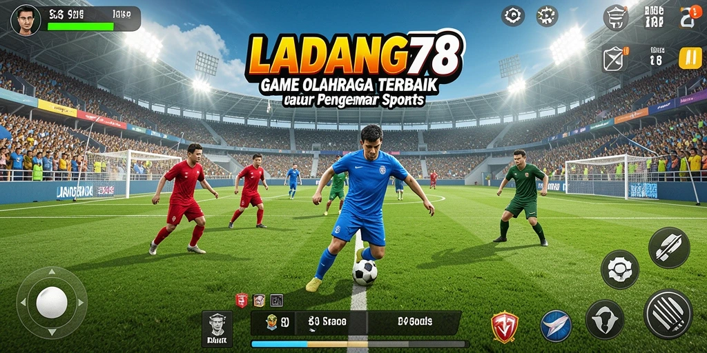 Tampilan gameplay intens dari LADANG78 yang penuh aksi.