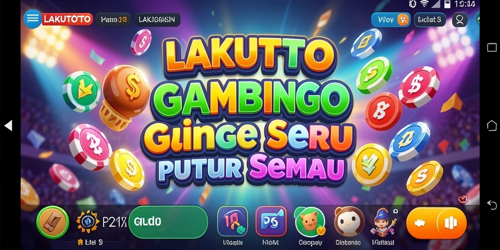 Tampilan gameplay menarik dan seru di LAKUTOTO.