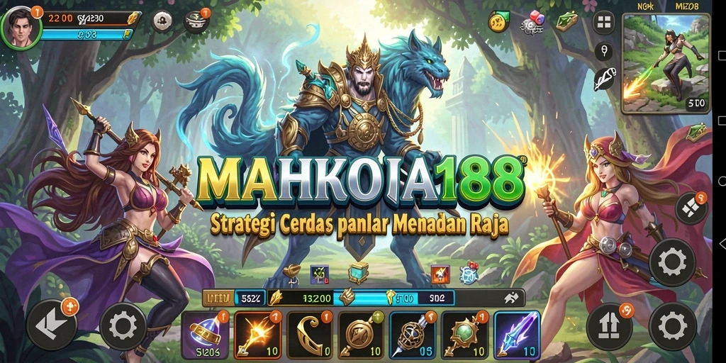 Tampilan screenshot MAHKOTA188 menampilkan aksi strategis yang intens.