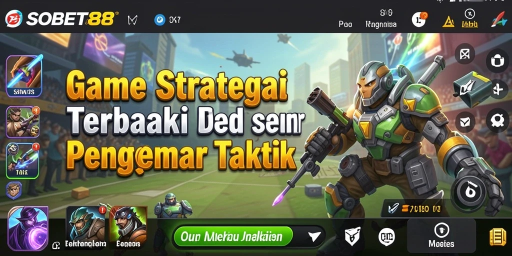 Tampilan menarik dari gameplay strategis SOBET88 yang menegangkan.