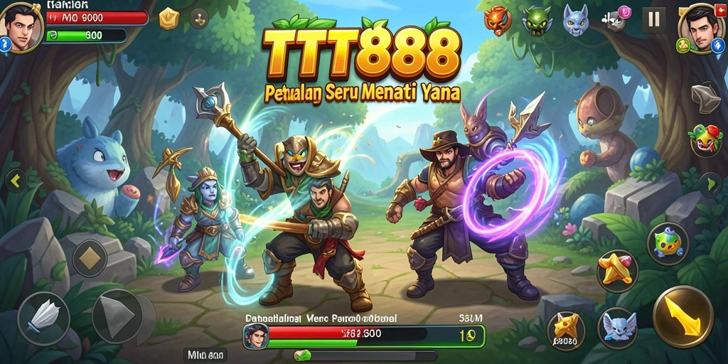 Tampilan gameplay TTT888 yang menakjubkan dalam petualangan seru.