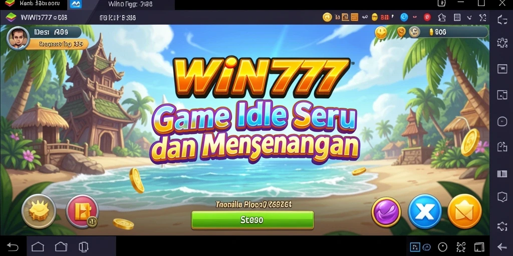 Tampilan gameplay WIN777 yang menarik dan penuh warna.